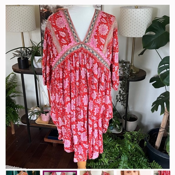 Free People moon child maxi top Dress - Picture 2 of 13